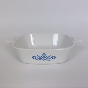 Vintage Corning Ware P-41‎ Blue Cornflower White Petite Pan 1 3/4 Cup